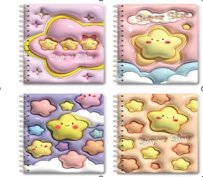 Libreta con espiral Estrellita 40hja A51