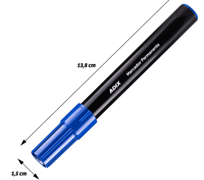 Plumon Permanente ADIX azul
