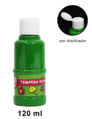 tempera arte top 120ml verde