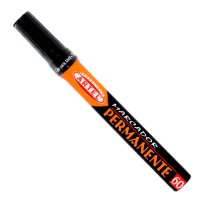 PLUMON PERMANENTE ARTEL NEGRO PUNTA BISELADA