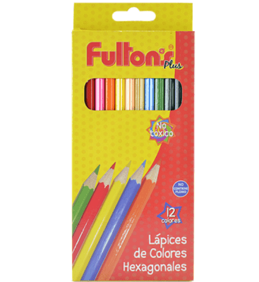 Lapiz color fulton´s largo 12colores1