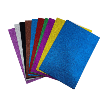 Goma eva glitter 20x30 10uni1