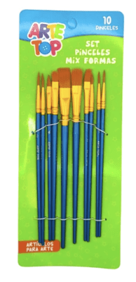 Pincel Formas arte top 10uni1
