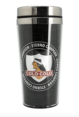 mug termico logo plateado colo colo