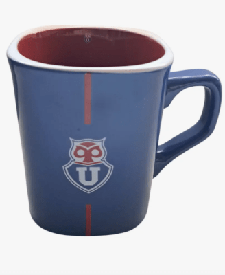 tazon cuadrado 15oz Universidad de chile