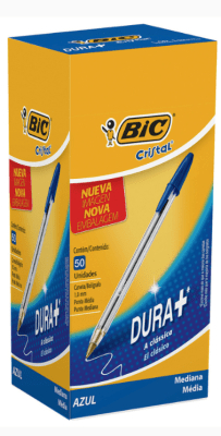 Lapiz pasta BIC  azul 50uni
