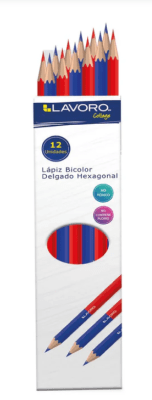 Lapiz bicolor delgado Lavoro1