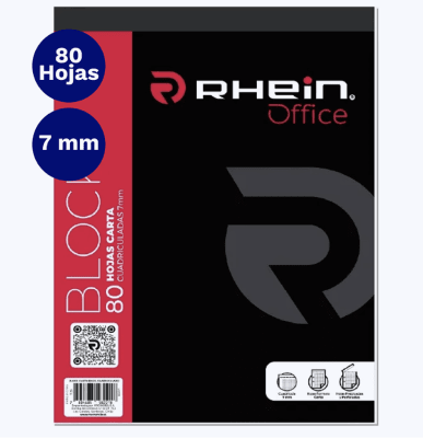 Block de apunte carta 80hjs RHEIN