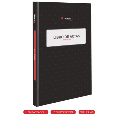 Libro De Acta 100hjs foliado RHEIN