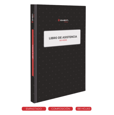 Libro De Asistencia RHEIN 100hjs