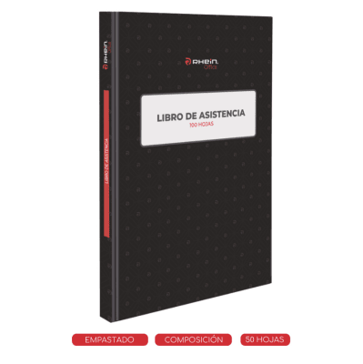 Libro De Asistencia RHEIN 50hjs