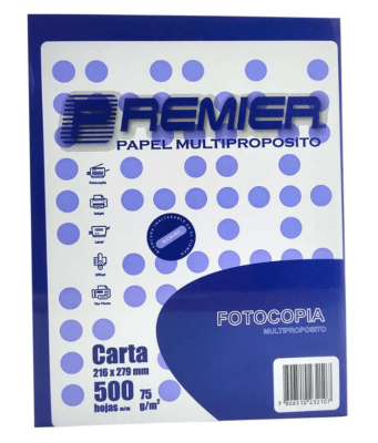 Resma carta Premier 500hjs 75grs