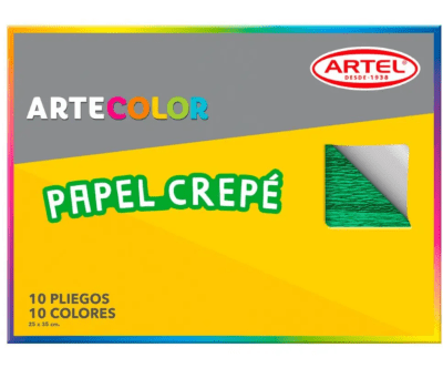 Carpeta Artel Papel crepe 10 pliegos1