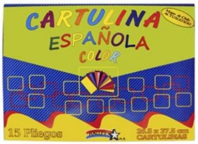 CARPETA HALLEY CARTULINA ESPAÑOLA 15 UNIDADES