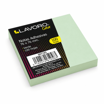 nota adh.654 75x75mm 100hjs verde pastel1