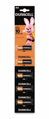 PILA DURACELL AA 6 UNID2