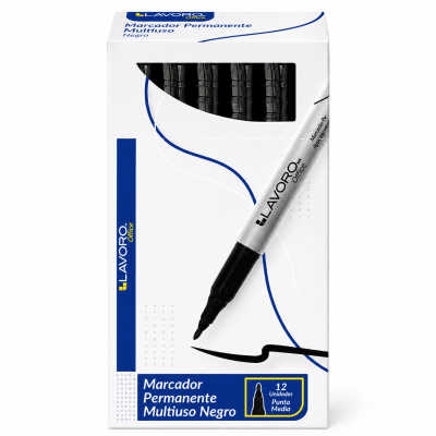 PLUMON FINO PERMANENTE LAVORO  NEGRO 387502