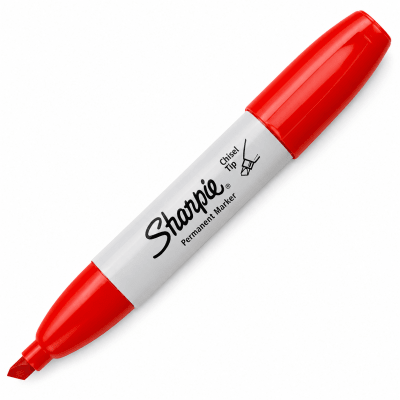 PLUMON SHARPIE CHISEL ROJO 1939486