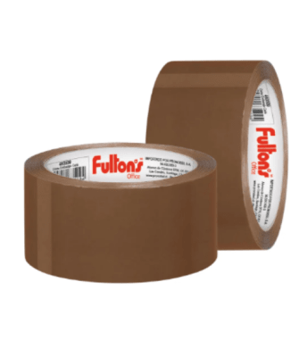 cinta de embalaje cafe fultons 48mmx40mt