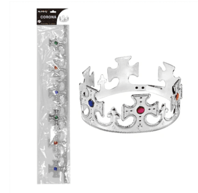 corona plateada rey 52401