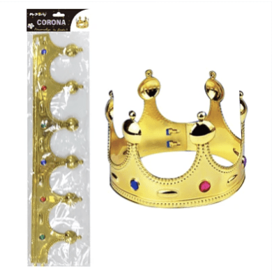 CORONA DE REY DORADA 524021