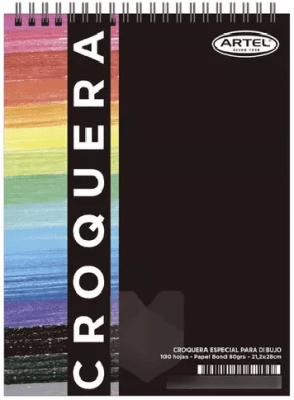 CROQUERA ARTEL CARTA 21X28 CM