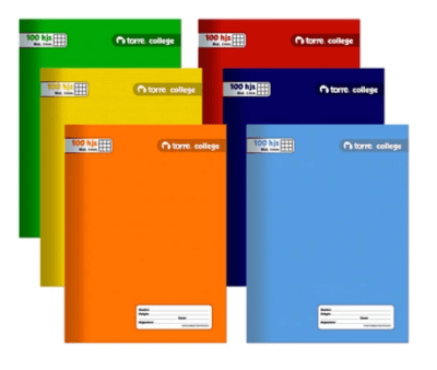 Cuadernos college TORRE 100hjs M71
