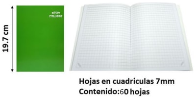 CUADERNO ARON DOBLEZ 60 HOJAS
