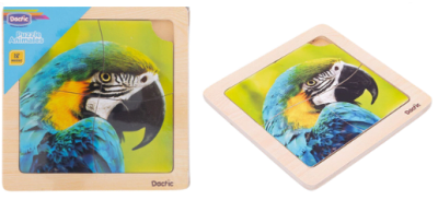 PUZZLE DE MADERA LORO DACTIC1