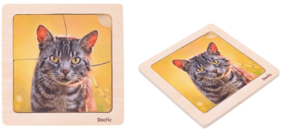 PUZZLE DE MADERA GATO DACTIC
