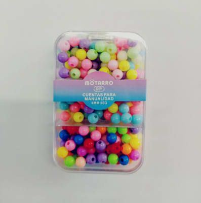 Cuentas para manualidades 8mm 50grs DB026-11