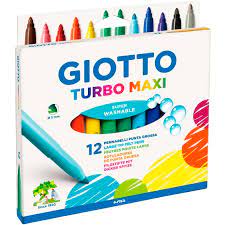 MARCADORES GIOTTO TURBO MAXI 12COL.076200SA