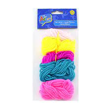 Lana escolar art&craf 5colespecial+aguja