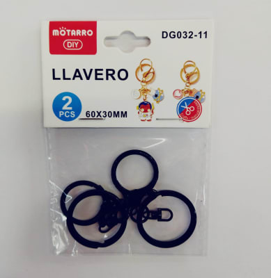 LLAVERO 2 PCS 60X30MM DG032-11