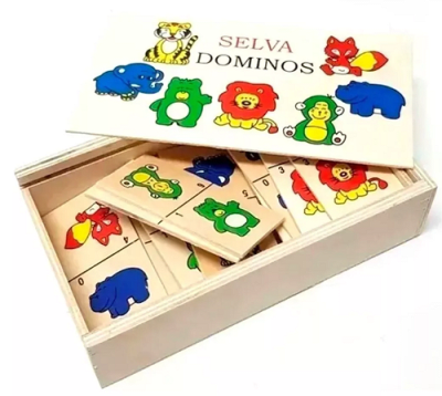DIDACTICO DE MADERA DOMINO
