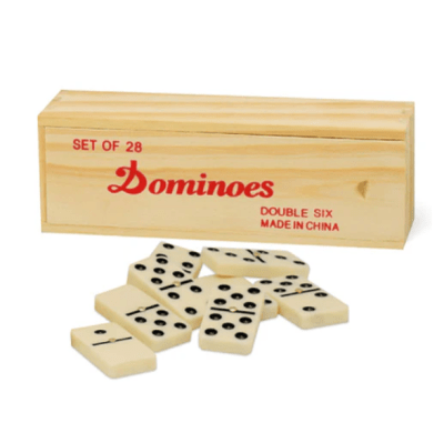 DOMINO EN CAJA 28PCS MADERA CHL90