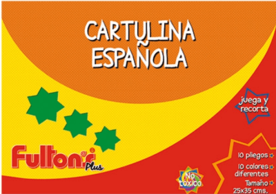 CARPETA FULTON´S CARTULINA ESPAÑOLA 10HJS 394110