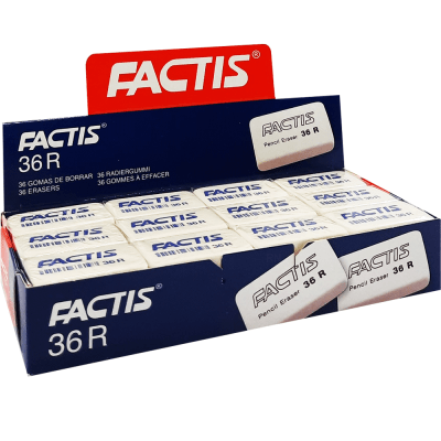 GOMA DE BORRAR FACTIS 36R