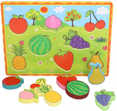 DIDACTICO DE MADERA FRUTAS