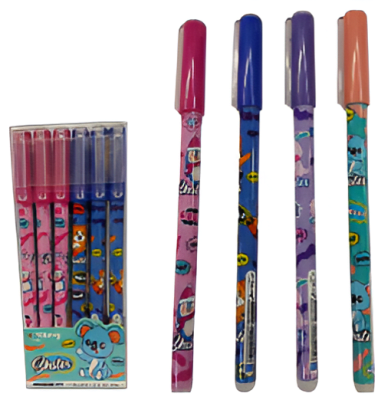 LAPÍZ GEL BORRABLE 12 UNIDADES MOTARRO1