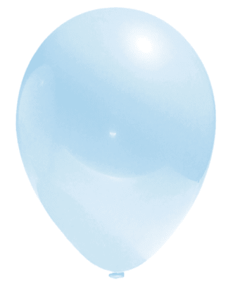 GLOBO BIG PARTY Nº9 CELESTE 50UNI1