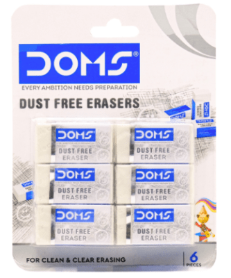 goma de borrar DOMS mini 6uni