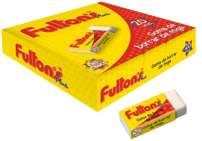 GOMA DE BORRAR, MIGA CON FUNDA FULTON`S