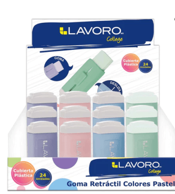 Goma de borrar retractil Lavoro