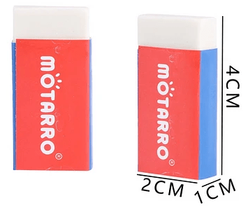 GOMA DE BORRAR MOTARRO 20 UNIDADES1