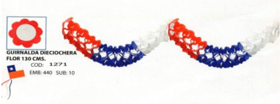 GUINALDA DIECIOCHERA FLOR