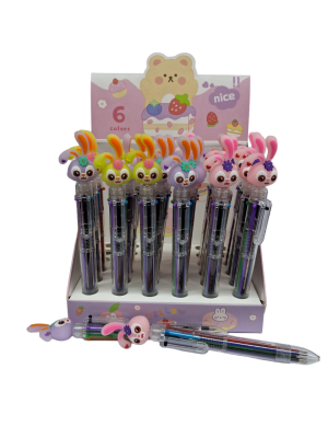 Lapiz 10 colores diseño conejo1
