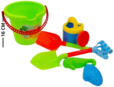 BALDE DE PLAYA CON ACCESORIOS