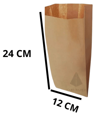 SACO KRAFT  12X24 CM  500 UNIDADES