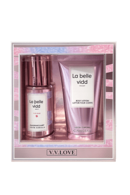 SET DE PERFUME-LOCION LA BELLE VIDA